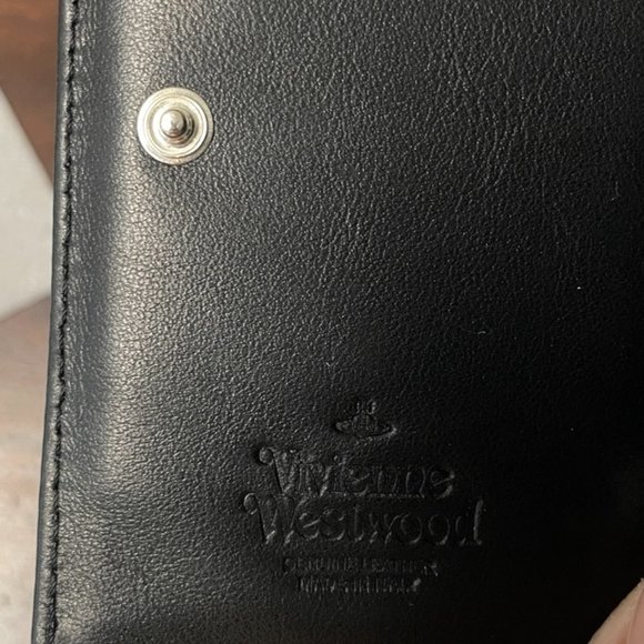 BNWT Authentic Vivienne Westwood Crocodile Slim Flap Cardholder Wallet - Picture 6 of 7